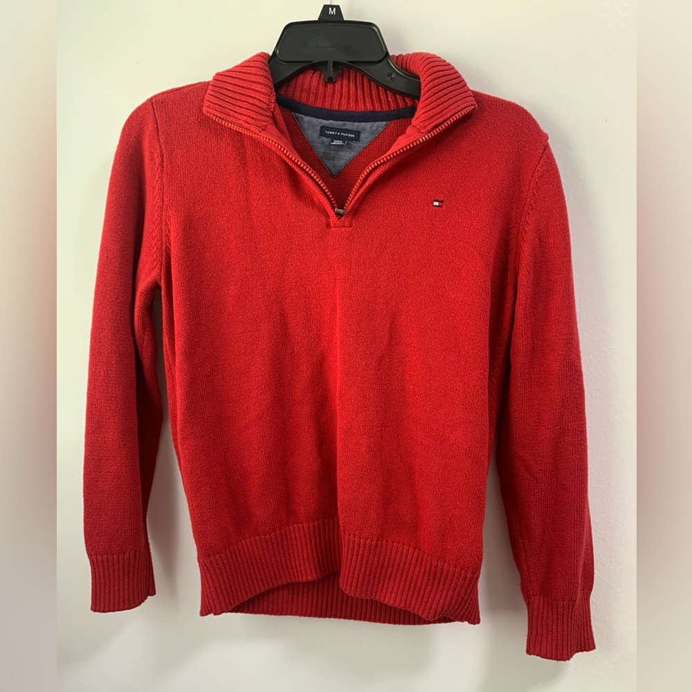 Tommy Hilfiger Vibrant Red Knitwear